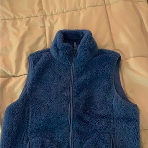 Fluffy vest